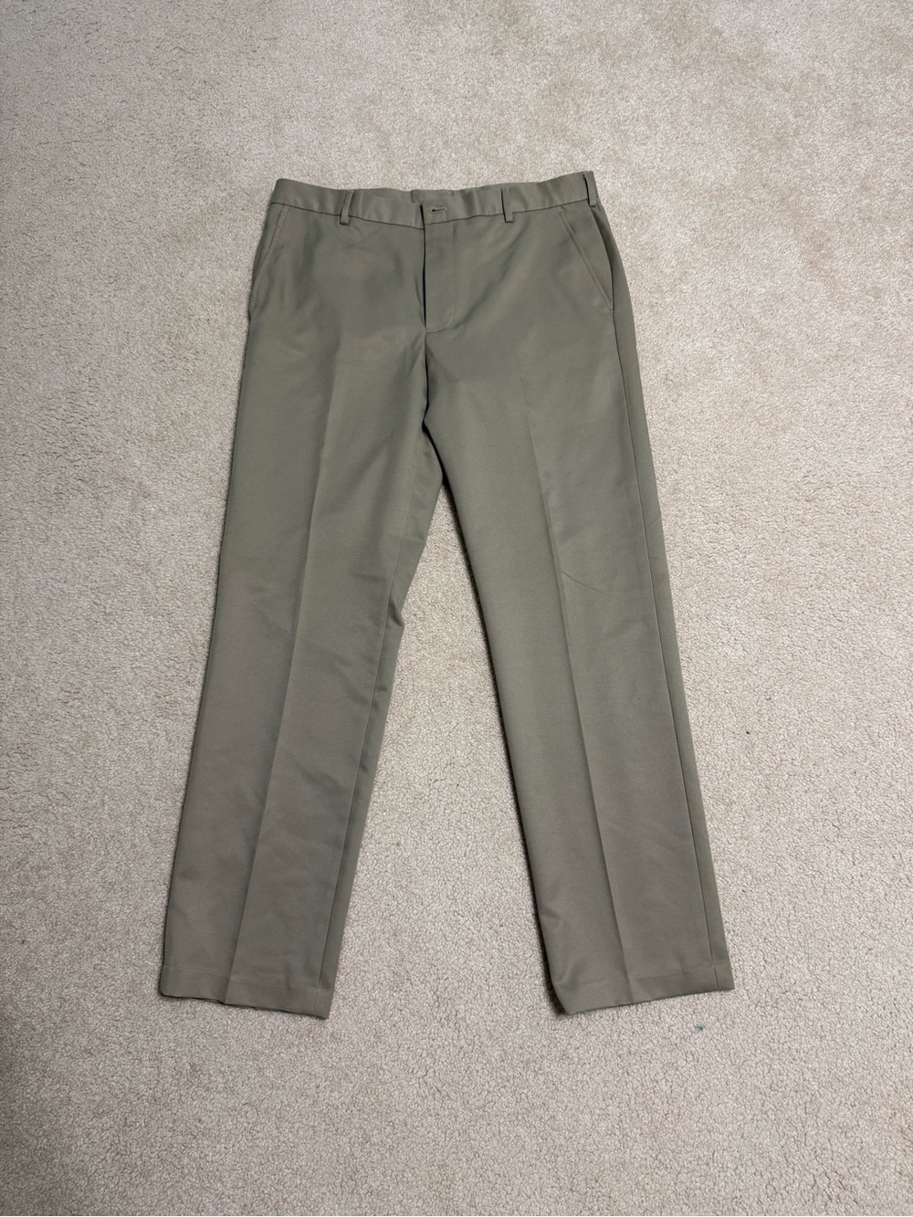 Van Heusen Olive Chinos - Straight Fit